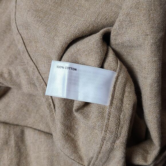 NWT Duluth Trading Co Men's Free Swingin Flannel Slim Fit Shirt Tan Camel 2XLT - Picture 7 of 7